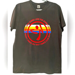 💃🏻 Made with Zumba®️ love black graphic tee, Size M/L, Unisex